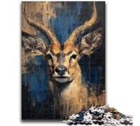 1000 Piece Jigsaw Puzzles for Adults Gifts Deer Oil Painting for And from 14 Years And over Play Toys Because It Is Ideal As A Gift for The Whole Family 50x75cm