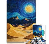 1000 Piece Jigsaw Puzzles for Adults Gifts Desert Night Sky Adult Puzzles,Educational Stress Relief Toy Great Gifts And Toys (size 75x50cm)