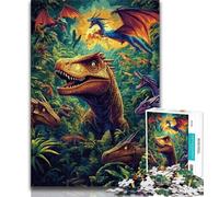 1000 Piece Jigsaw Puzzles for Adults Gifts Dinosaur Teenager Puzzles,Artistic Wall Decor & Birthday Gift Idea for Friends, Home Office (size 75x50cm)