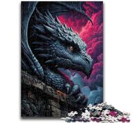 1000 Piece Jigsaw Puzzles for Adults Gifts Dragon Warrior 1000 Pieces for Adults,Educational Games Home Decoration Unique Home Decor And Gifts (75x50cm)