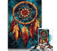 1000 Piece Jigsaw Puzzles for Adults Gifts Dream Catcher Teenager Jigsaw,Artistic Wall Decor & Birthday Gift Idea for Friends, Home Office 26x38cm