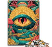 1000 Piece Jigsaw Puzzles for Adults Gifts Dream Eye for Educational Game Challenge Toy Artists Collection, Fine Art 26x38cm