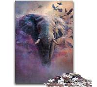 1000 Piece Jigsaw Puzzles for Adults Gifts Elephant Puzzles for Teenagers,deal As Gifts for The Whole Family for Ages 14+ (26x38cm)