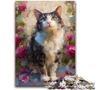 1000 Piece Jigsaw Puzzles for Adults Gifts Fantasy Art Cat 1000 Pieces for Teenagers,Educational Games DIY Toys Great Gifts And Toys (50x75cm)