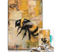 1000 Piece Jigsaw Puzzles for Adults Gifts Fantasy Bee,for Educational Game Challenge Toy Artists Collection,Fine Art (38x26cm)