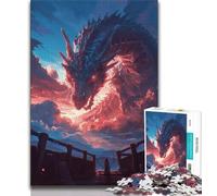 1000 Piece Jigsaw Puzzles for Adults Gifts Fantasy Chinese Dragon 1000 Pieces for Adults,family Fun Games Is Ideal As A Gift for The Whole Family 38x26cm