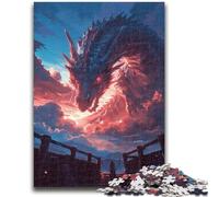 1000 Piece Jigsaw Puzzles for Adults Gifts Fantasy Chinese Dragon Puzzles for Teenagers,deal As Gifts for The Whole Family for Ages 14+ (26x38cm)