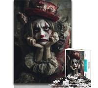 1000 Piece Jigsaw Puzzles for Adults Gifts Fantasy Clown 1000 Pieces for Adults,family Fun Games Is Ideal As A Gift for The Whole Family 75x50cm