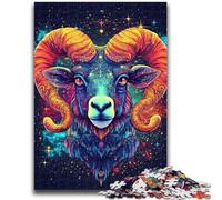 1000 Piece Jigsaw Puzzles for Adults Gifts Fantasy Goat Adult Puzzles,Fun Present & Activity for Home,Toy for Rainy Days (50x75cm)