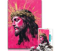 1000 Piece Jigsaw Puzzles for Adults Gifts Fantasy Jesus,Help The Brain Exercise Addictive Toys to Cultivate Patience Artists Collection,Fine Art 75x50cm