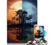 1000 Piece Jigsaw Puzzles for Adults Gifts Fantasy Landscape Puzzles for Teenagers,deal As Gifts for The Whole Family for Ages 14+ 38x26cm