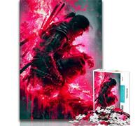 1000 Piece Jigsaw Puzzles for Adults Gifts Fantasy Ninja Warrior,Help The Brain Exercise Addictive Toys to Cultivate Patience Enhance Memory 38x26cm