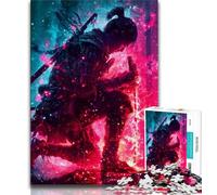 1000 Piece Jigsaw Puzzles for Adults Gifts Fantasy Ninja Warrior Puzzles for Teenagers,Quiz Game Wall Decoration Unique Birthday And Xmas Gifts 26x38cm