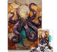 1000 Piece Jigsaw Puzzles for Adults Gifts Fantasy Octopus Puzzles for Adults,deal As Gifts for The Whole Family for Ages 14+ (size 38x26cm)