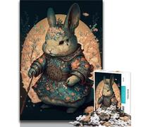 1000 Piece Jigsaw Puzzles for Adults Gifts Fantasy Rabbit Puzzles for Adults,Perfect for Game Nights, Colorful Toy for Home Gift (size 38x26cm)