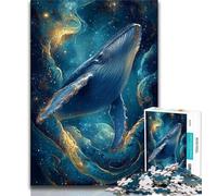 1000 Piece Jigsaw Puzzles for Adults Gifts Fantasy Whale Teenager Puzzles,Artistic Wall Decor & Birthday Gift Idea for Friends, Home Office (size 75x50cm)