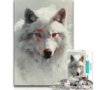 1000 Piece Jigsaw Puzzles for Adults Gifts Fantasy Wolf,Help The Brain Exercise Addictive Toys to Cultivate Patience Artists Collection,Fine Art 50x75cm