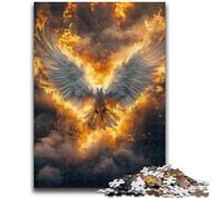 1000 Piece Jigsaw Puzzles for Adults Gifts Flame Bird 1000 Pieces for Teenagers,Educational Games DIY Toys Great Gifts And Toys (50x75cm)