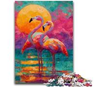 1000 Piece Jigsaw Puzzles for Adults Gifts Flamingo Adult Puzzles,Fun Present & Activity for Home,Toy for Rainy Days (50x75cm)