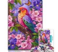 1000 Piece Jigsaw Puzzles for Adults Gifts Flowers Parrot 1000 Pieces for Teenagers,Educational Games DIY Toys Great Gifts And Toys 26x38cm