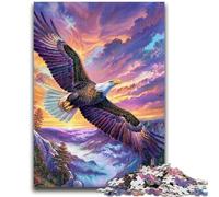 1000 Piece Jigsaw Puzzles for Adults Gifts Flying Eagle Learning Educational Toy for Is Ideal As A Gift for The Whole Family 26x38cm