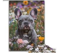 1000 Piece Jigsaw Puzzles for Adults Gifts French Bulldog, Family Game for And Unique Home Decor And Gifts for Age 14 (Size 26x38cm)