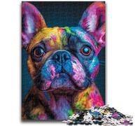 1000 Piece Jigsaw Puzzles for Adults Gifts French Bulldog for And from 14 Years And over Play Toys Because It Is Ideal As A Gift for The Whole Family 26x38cm