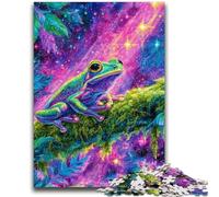 1000 Piece Jigsaw Puzzles for Adults Gifts Frog on The Tree Game Toys Every Piece Is Unique - Challenging Family Fun Game 50x75cm