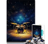 1000 Piece Jigsaw Puzzles for Adults Gifts Galactic Drums Puzzles for Adults,Perfect for Game Nights, Colorful Toy for Home Gift (size 75x50cm)