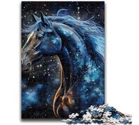 1000 Piece Jigsaw Puzzles for Adults Gifts Galaxies Horses 1000 Pieces for Adults,is Ideal As Gifts for The Whole Family for Age 14 (75x50cm)
