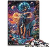 1000 Piece Jigsaw Puzzles for Adults Gifts Galaxy Elephant Adult Puzzles,learning Educational Is Ideal As A Gift for The Whole Family (75x50cm)
