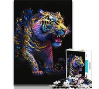 1000 Piece Jigsaw Puzzles for Adults Gifts Galaxy Fantasy Tiger Adult Puzzles,Educational Stress Relief Toy Great Gifts And Toys (size 75x50cm)