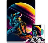 1000 Piece Jigsaw Puzzles for Adults Gifts Galaxy Thinker Adult Puzzles,Staycation Kill Time with Fully Interlocking Randomly Shaped Pieces 75x50cm