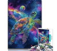1000 Piece Jigsaw Puzzles for Adults Gifts Galaxy Turtle Adult Puzzles,Educational Stress Relief Toy Great Gifts And Toys (size 38x26cm)