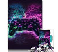 1000 Piece Jigsaw Puzzles for Adults Gifts Gaming Controller Puzzles for Adults,Perfect for Game Nights, Colorful Toy for Home Gift (size 75x50cm)