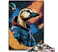 1000 Piece Jigsaw Puzzles for Adults Gifts Goose in Space Learning Educational Toy for Is Ideal As A Gift for The Whole Family 26x38cm