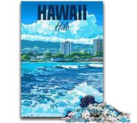 1000 Piece Jigsaw Puzzles for Adults Gifts Hawaii Hilo City Puzzles for Teenagers,deal As Gifts for The Whole Family for Ages 14+ (26x38cm)