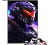 1000 Piece Jigsaw Puzzles for Adults Gifts Helmet Soldier In Space, Games Toys Gift Unique Birthday And Gifts for And Age 14 Years Up (Size 50x75cm)