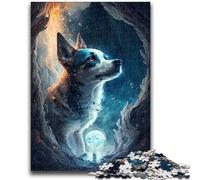 1000 Piece Jigsaw Puzzles for Adults Gifts Jack Russell Terrier Dog Learning Educational Toy for Is Ideal As A Gift for The Whole Family 26x38cm