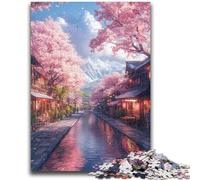 1000 Piece Jigsaw Puzzles for Adults Gifts Japanese Cherry Blossoms Adult Puzzles,learning Educational Is Ideal As A Gift for The Whole Family (75x50cm)