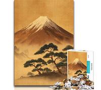 1000 Piece Jigsaw Puzzles for Adults Gifts Japanese Landscape Painting,Educational Games Home Decoration for Is Ideal As A Gift for The Whole Family (38x26cm)