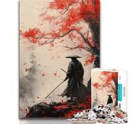 1000 Piece Jigsaw Puzzles for Adults Gifts Japanese Ninja Warrior Adult Puzzles,Fun Present & Activity for Home,Toy for Rainy Days 38x26cm