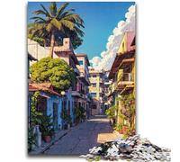 1000 Piece Jigsaw Puzzles for Adults Gifts Japanese Style Game Toys Every Piece Is Unique - Challenging Family Fun Game 50x75cm