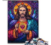 1000 Piece Jigsaw Puzzles for Adults Gifts Jesus Art, Educational Toys for Is Ideal As A Gift for The Whole Family for And 14 Years Old (Size 26x38cm)