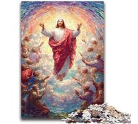 1000 Piece Jigsaw Puzzles for Adults Gifts Jesus Art Learning Educational Toys Family Games Gifts for Friends And Family 26x38cm