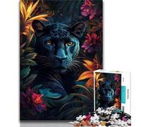 1000 Piece Jigsaw Puzzles for Adults Gifts Jungle Panther Adult Puzzles,Educational Stress Relief Toy Great Gifts And Toys (size 38x26cm)