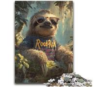 1000 Piece Jigsaw Puzzles for Adults Gifts Jungle Sloth Educational Games Home Decoration Educational Game for Birthday, Chrismas 26x38cm