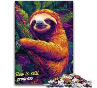 1000 Piece Jigsaw Puzzles for Adults Gifts Jungle Sloth Learning Educational Toy for Is Ideal As A Gift for The Whole Family 26x38cm