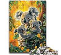 1000 Piece Jigsaw Puzzles for Adults Gifts Koala Adult Jigsaw,Game Toys Every Piece Is Unique - Challenging Family Fun Game (38x26cm)