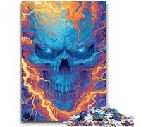 1000 Piece Jigsaw Puzzles for Adults Gifts Lightning Skeleton Adult Jigsaw,Game Toys Every Piece Is Unique - Challenging Family Fun Game (50x75cm)